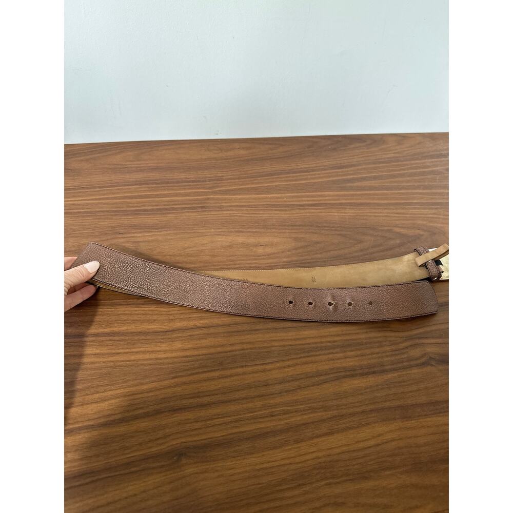 Vintage Prada Leather Belt Size 34/85 - Picture 10 of 11